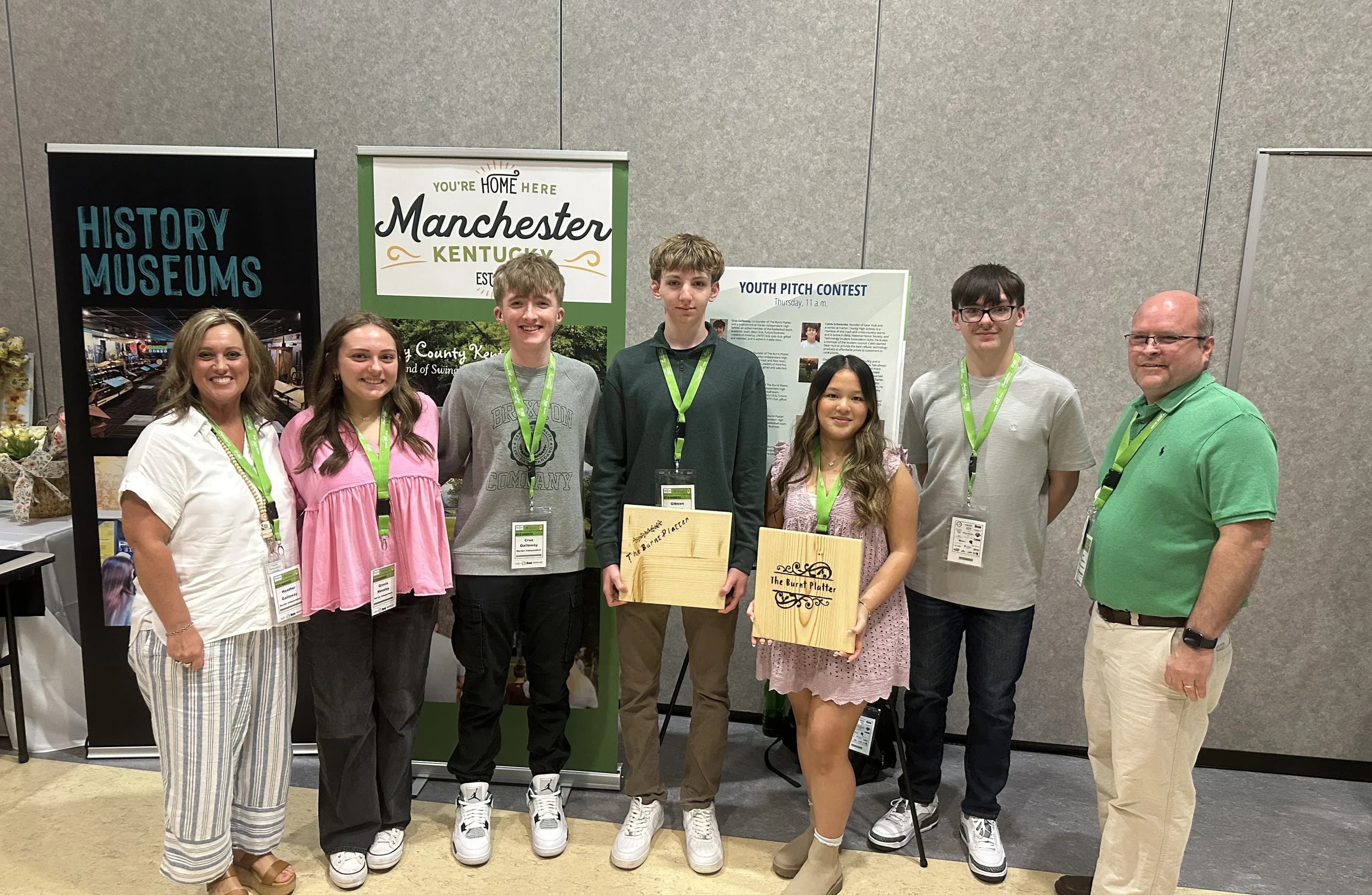 Students at the Manchester Kentucky Youth Pitch Contest